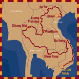Map of Road to Hanoi Marathon